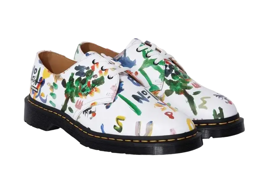 Giày Dr Martens 1461 'Supreme Yohji Yamamoto White' 28010100 - Ảnh 3