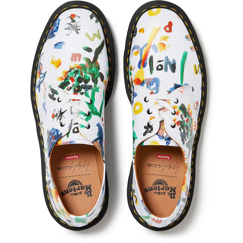 Giày Dr Martens 1461 'Supreme Yohji Yamamoto White' 28010100 - Ảnh 5