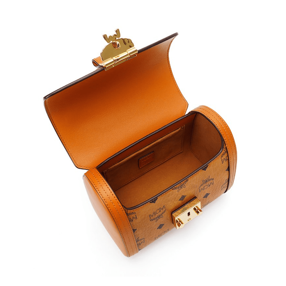 Túi MCM Ladies Tracy Cognac Satchel 'Orange' MWEBSXT02CO - Ảnh 4