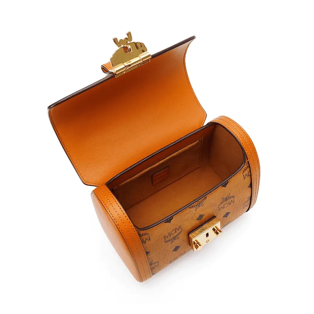 Túi MCM Ladies Tracy Cognac Satchel 'Orange' MWEBSXT02CO - Ảnh 4