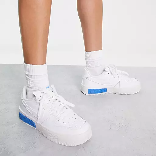 Giày Nike Air Force 1 Fontanka Women's Shoes 'White Blue' DH1290-101 - Ảnh 5