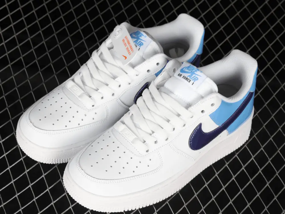 Alternative view of Giày Nike Air Force 1 Low 'White Blue' DJ9942-400