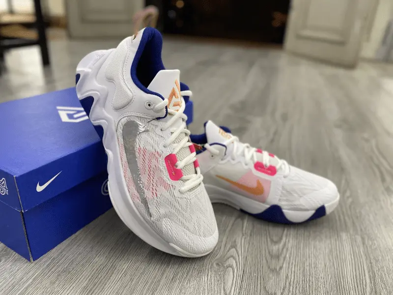 Giày Nike Giannis Immortality 2 'White Pink Blue' DM0826-102 - Ảnh 4