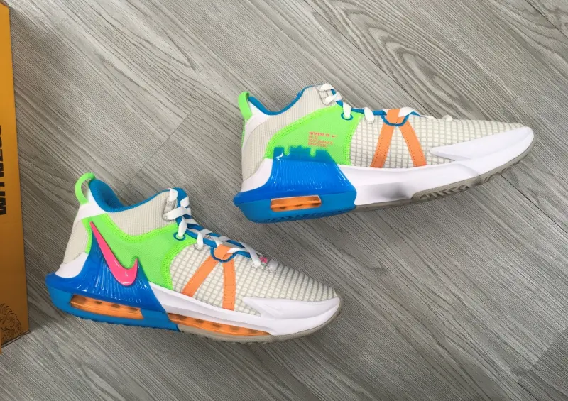 Giày Nike LeBron Witness 7 ‘Grey Fog’ DM1122-003 - Ảnh 4