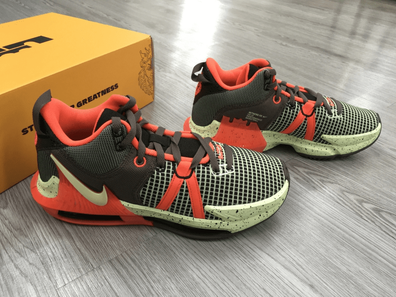 Giày Nike LeBron Witness 7 EP 'Black Crimson Alligator' DM1122-001 - Ảnh 2
