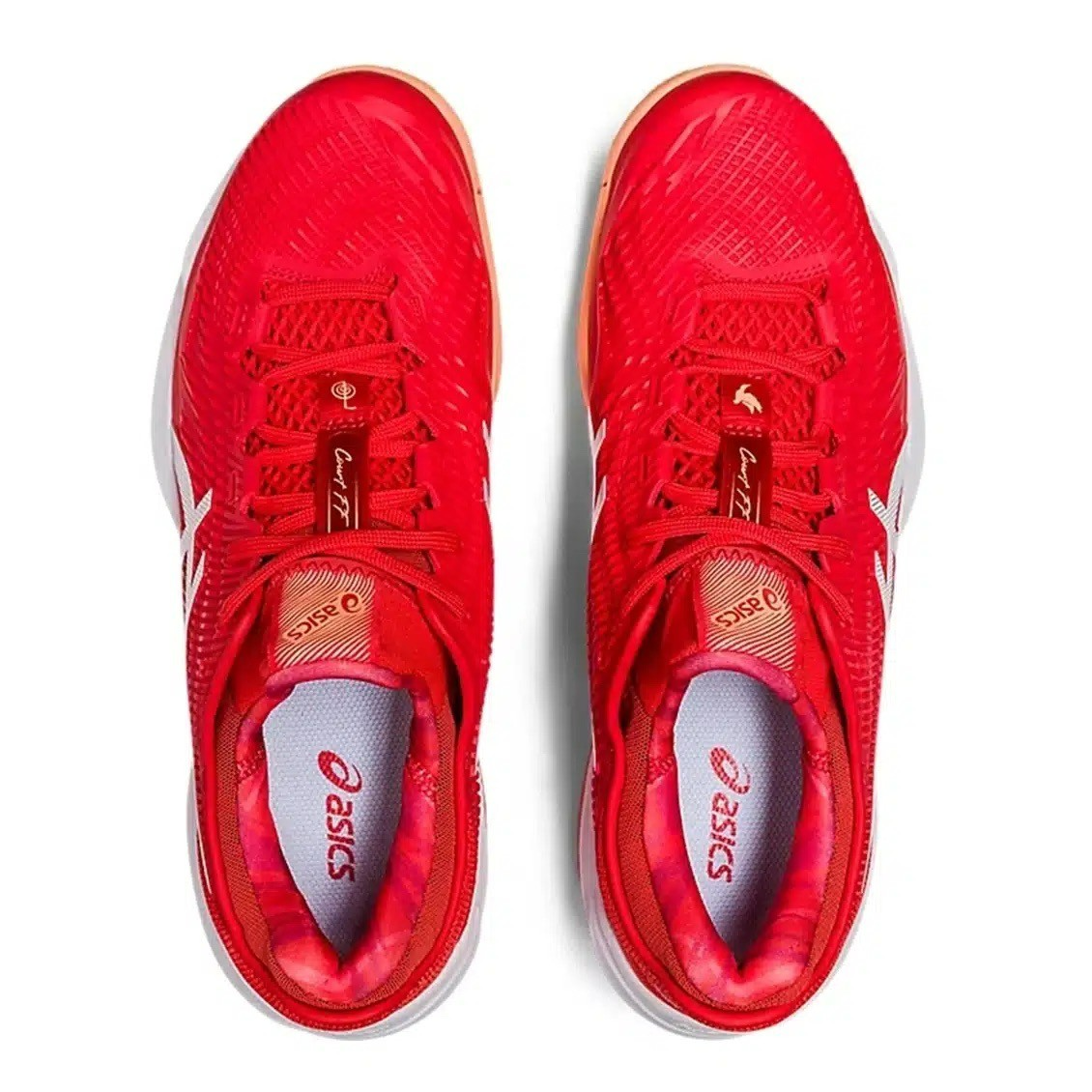 Giày Tennis Asics Court FF 3 Fiery 'Red White' 1041A363.961 - Ảnh 4