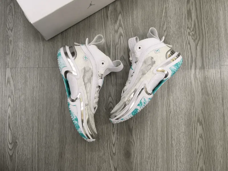 Giày Nike Air Jordan 36 GS 'Guo Ailun Jade' DQ4461-130 - Ảnh 3