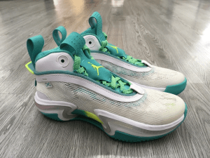 Alternative view of Giày Nike Air Jordan XXXVI Guo Big Kid’s ‘Green White’ DM0795-107