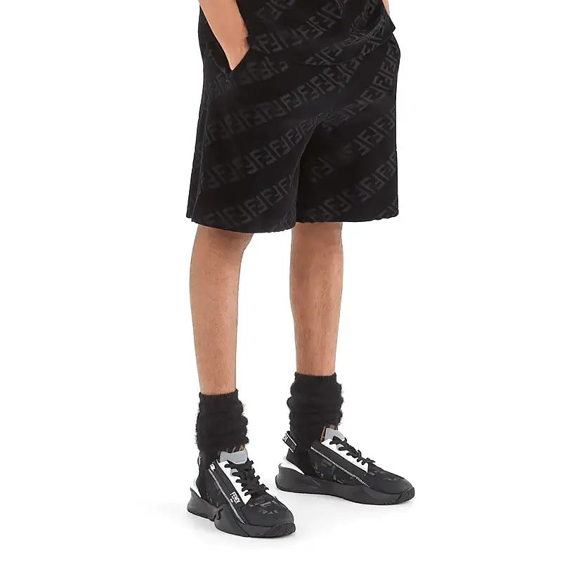 Alternative view of Giày Fendi Flow 'Black Fabric' 7E1392AD78F1ED8