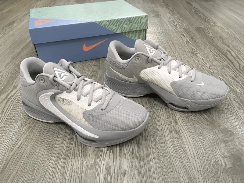 Giày Nike Zoom Freak 4 TB 'Wolf Grey White' DO9679-001 - Ảnh 3