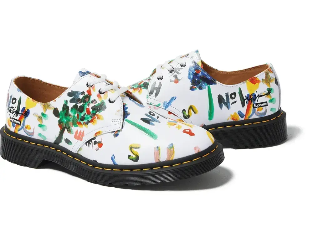 Alternative view of Giày Dr Martens 1461 'Supreme Yohji Yamamoto White' 28010100