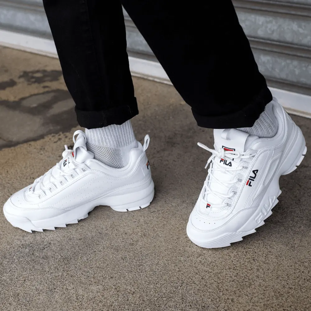 Giày Fila Disruptor 2 Premium 'White' 5FM00002-125 - Ảnh 4