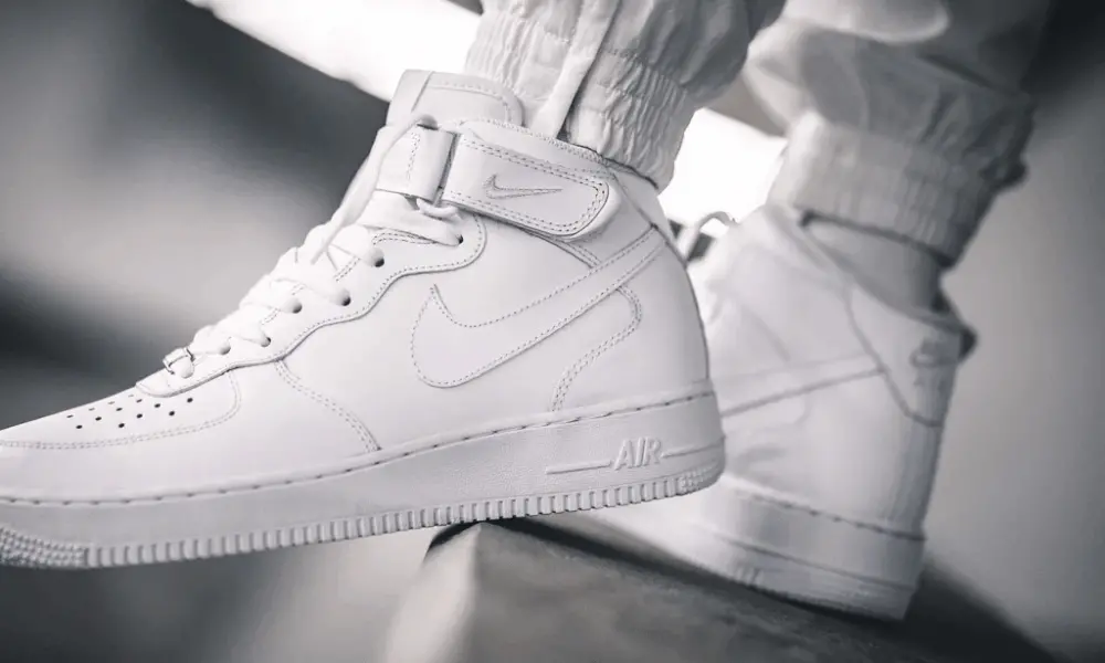 Giày Nike Air Force 1 Mid 'All White' 07 315123-111 - Ảnh 4