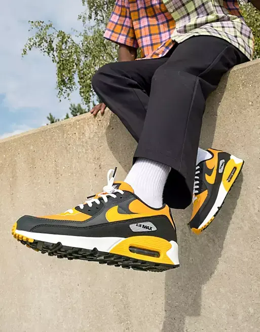 Giày Nike Air Max 90 'Anthracite Kumquat' DQ8974-800 - Ảnh 3