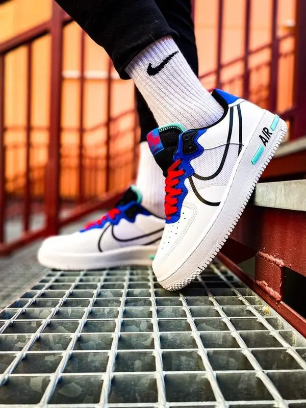 Giày Nike Air Force 1 React 'Astronomy Blue' CD6960-101 - Ảnh 4