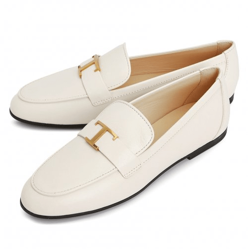 Giày Tod’s Wmns White Loafers T Timeless in Leather XXW35B0ED10TRP39C019 - Ảnh 7