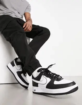 Giày Nike Air Force 1 'White Swoosh Panda' DV1621-001 - Ảnh 6