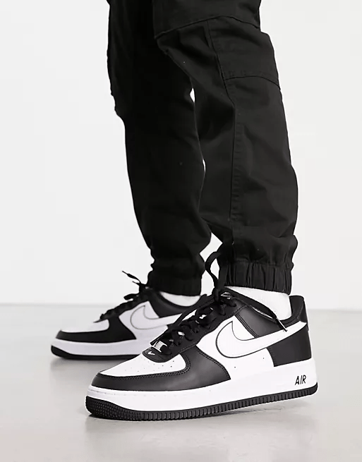Giày Nike Air Force 1 'White Swoosh Panda' DV1621-001 - Ảnh 5