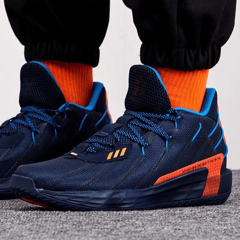 Alternative view of Giày Adidas Dame 7 Lights Out 'Dark Blue' FZ1103