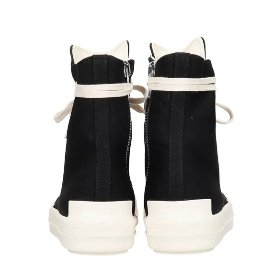 Giày Rick Owens Black High Top Sneakers DU21S2800 - Ảnh 6