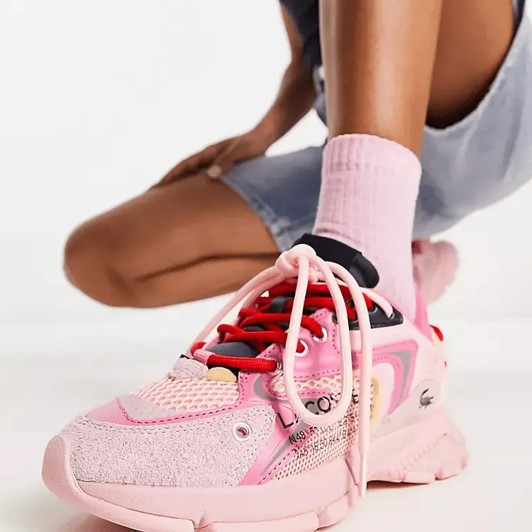 Giày Lacoste L003 Neo Textile 'Pink' RZ4001W53G-13C - Ảnh 3
