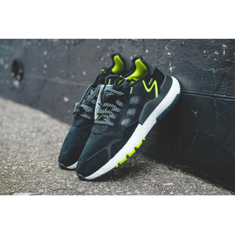 Giày Adidas Nite Jogger 'Black Solar Yellow' EG7409 - Ảnh 3