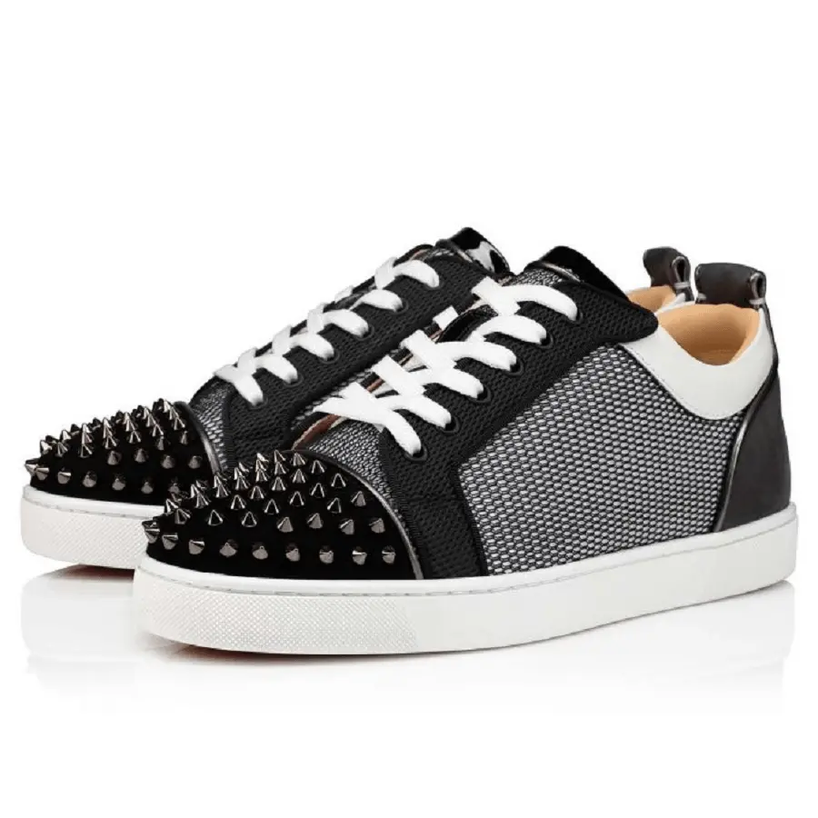 Alternative view of Giày Christian Louboutin Louis Junior Spikes 'Black' 3220590M025