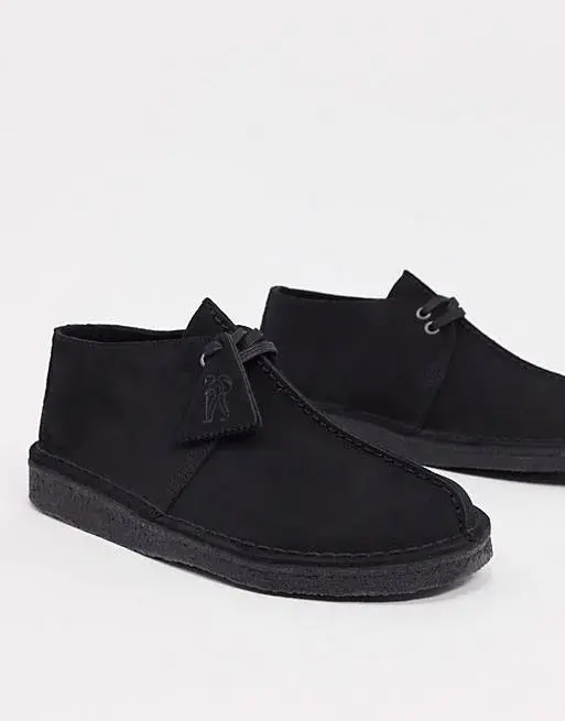 Giày Clarks Desert Trek 'Black Suede' 261-55486 - Ảnh 5