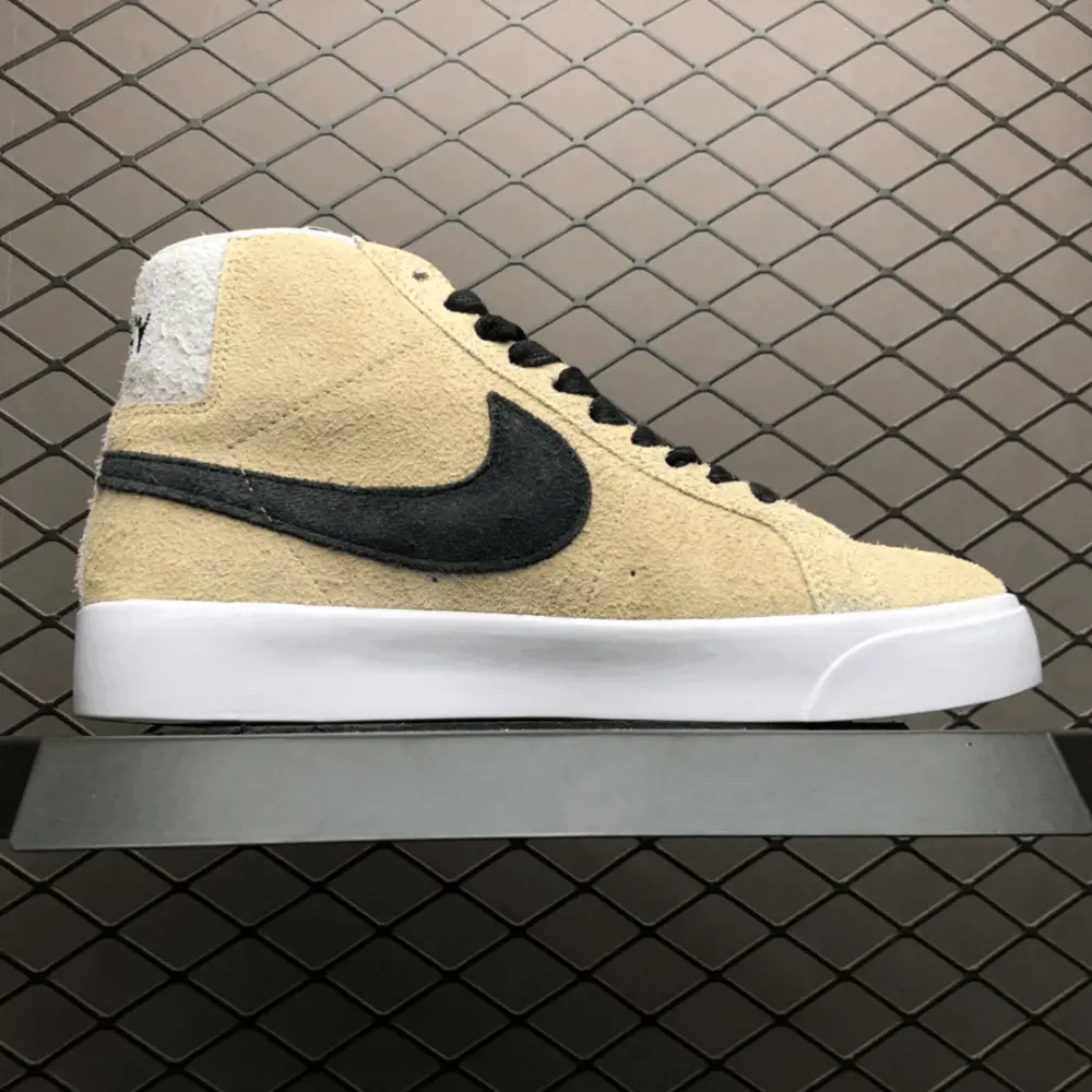 Giày Nike Stussy x Blazer Mid SB 'Midwest Gold' AH6158-700 - Ảnh 9