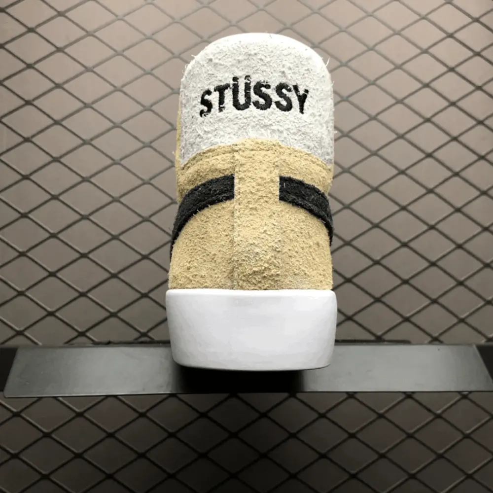 Giày Nike Stussy x Blazer Mid SB 'Midwest Gold' AH6158-700 - Ảnh 11