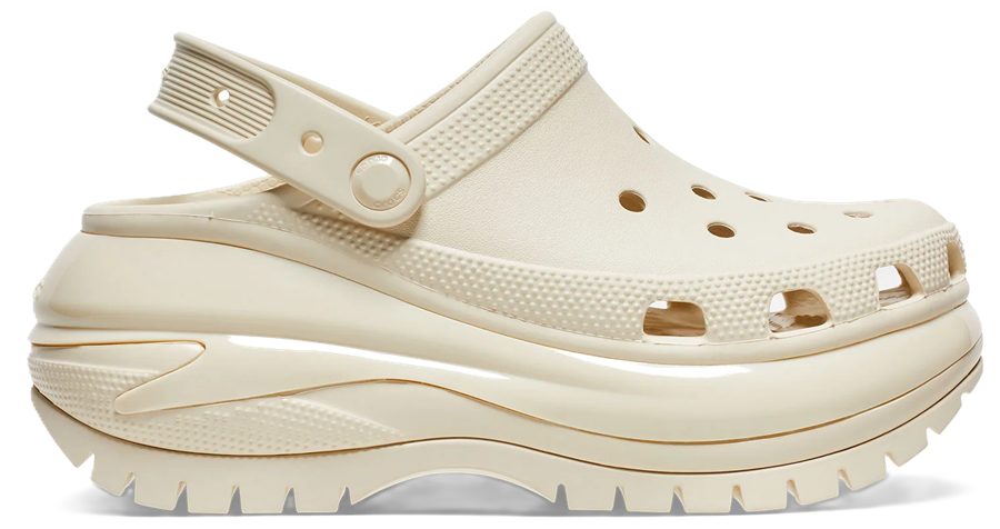 Dép Crocs Classic Mega Crush Clog Bone 207988-2Y2