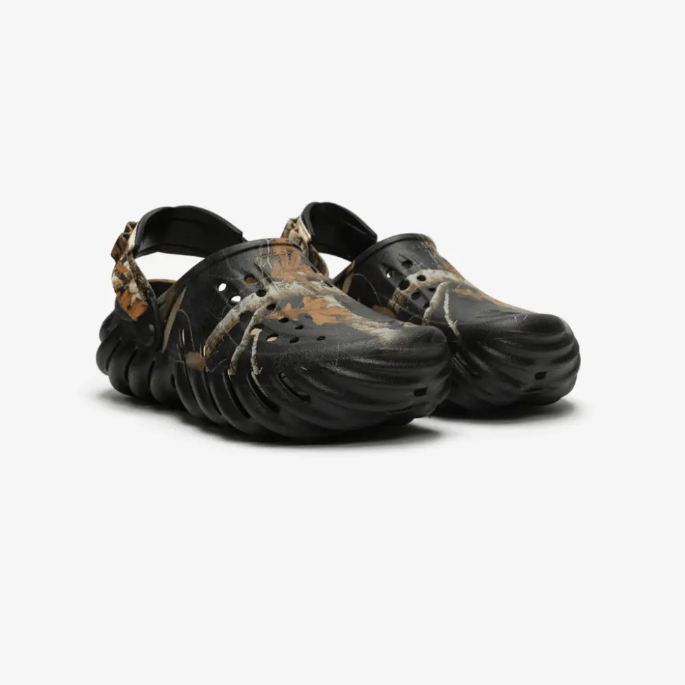 Dép Crocs Realtree x Echo Clog 'Edge Camo Black' 208232-001 - Ảnh 3