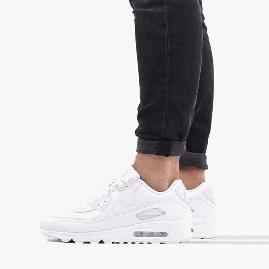 Giày Nike Air Max 90 'White Leather' 302519-113 - Ảnh 4