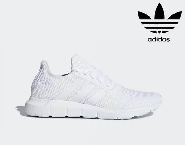 Giày Adidas Swift Run 'Triple White' B37725 - Ảnh 9