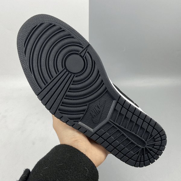 Giày Nike Air Jordan 1 Mid 'White Silver' 554724-121 - Ảnh 6