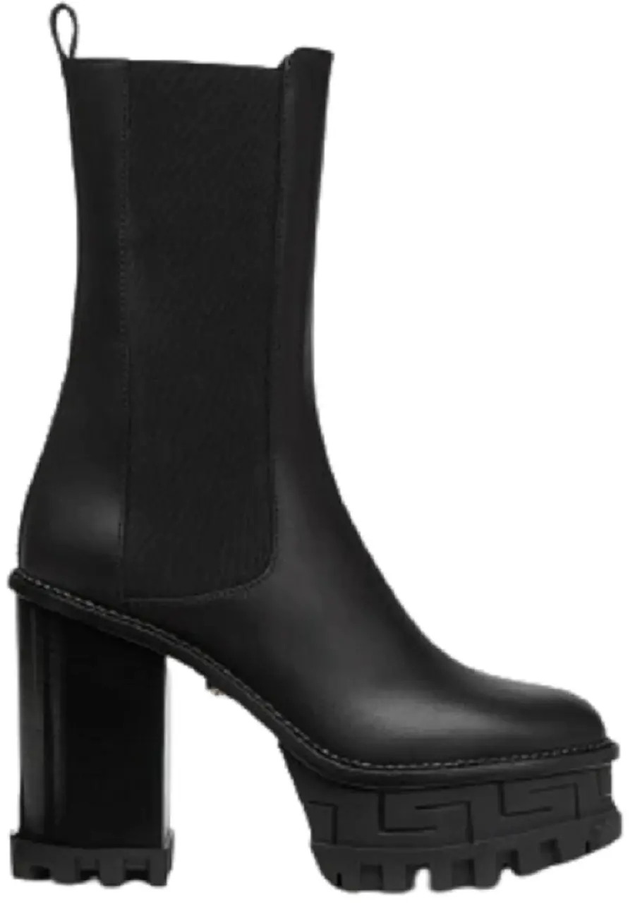 Giày Versace Greca Labyrinth Boots DST420Q-DVTA3-D41OH