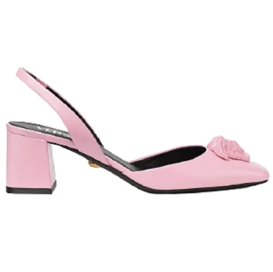 Giày Versace La Medusa Leather Sling-back Pumps 1003138-DVT2P-1P650