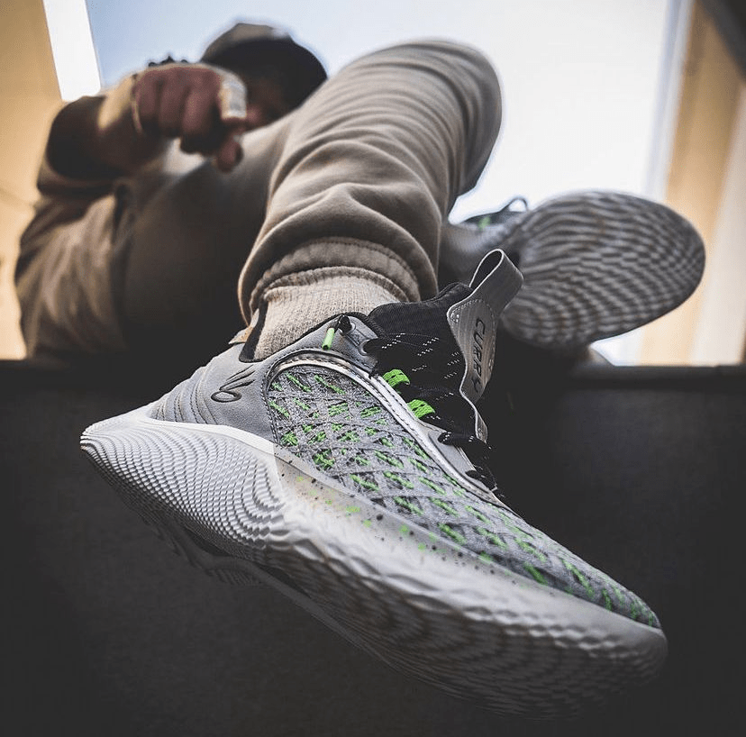 Giày Under Armour Curry Flow 9 'Sesame Street Oscar' 3024248-102 - Ảnh 2