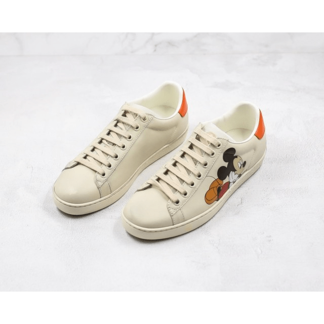 Giày Disney x Gucci Ace Low 'Mickey Mouse Ivory' 60369-AYO70-9591 - Ảnh 3