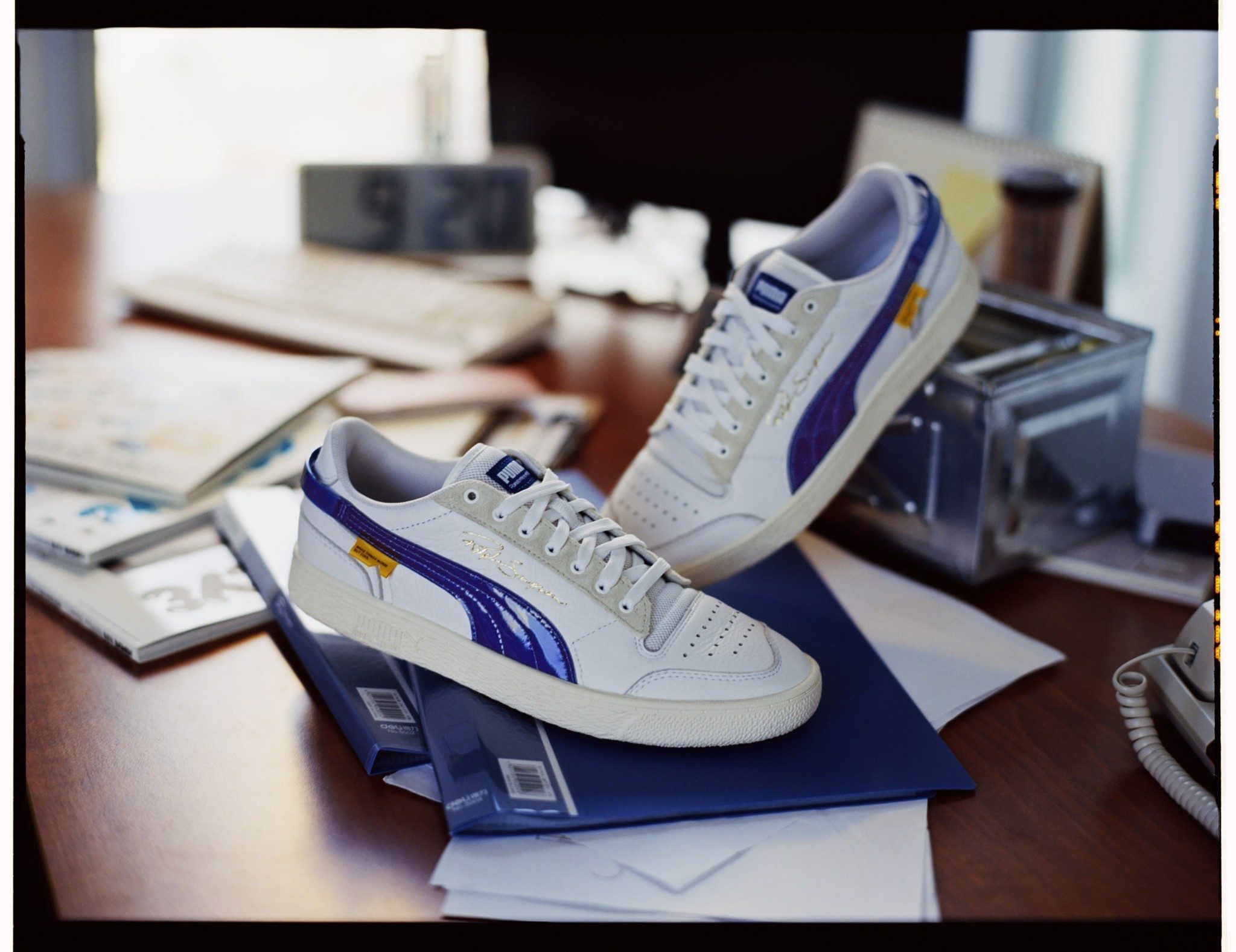 Puma Randomevent x Ralph Sampson Low 'True Blue' 371394-01 - Ảnh 2