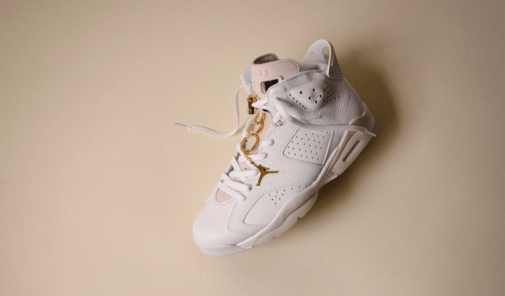 Giày Nike Air Jordan 6 Retro 'Gold Hoops' DH9696-100 - Ảnh 6