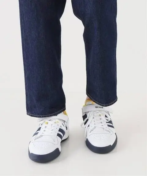 Alternative view of Giày Adidas Human Made x Forum Low 'Hazy Yellow Navy' S42975