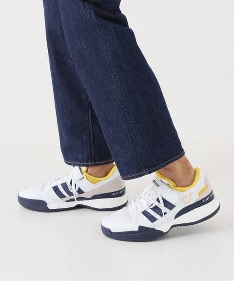 Giày Adidas Human Made x Forum Low 'Hazy Yellow Navy' S42975 - Ảnh 3