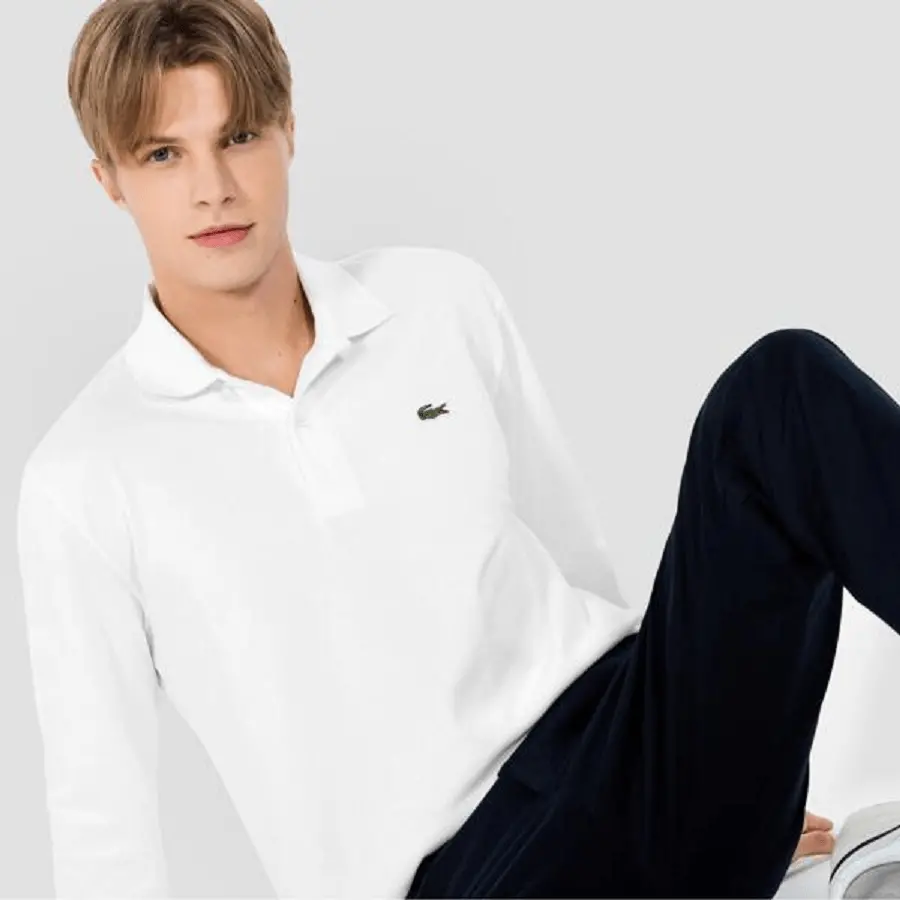 Áo Lacoste Men's Basic Long Sleeve Polo PH732E-18C-001 - Ảnh 3