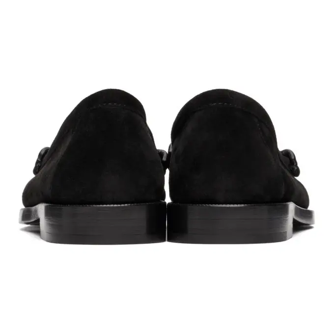 Giày Saint Laurent Le Loafer Monogram Penny Slippers 'Black' 6702311VUVV1000 - Ảnh 3