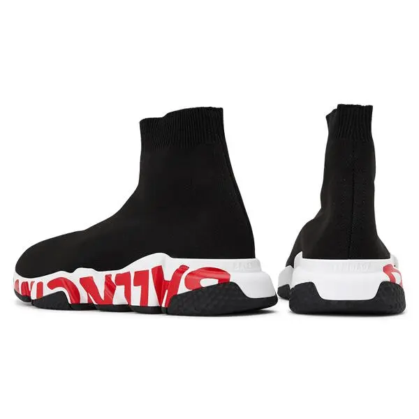 Giày Balenciaga Speed Trainer 'Graffiti Black Red' 605972 W05GE 1095 - Ảnh 3