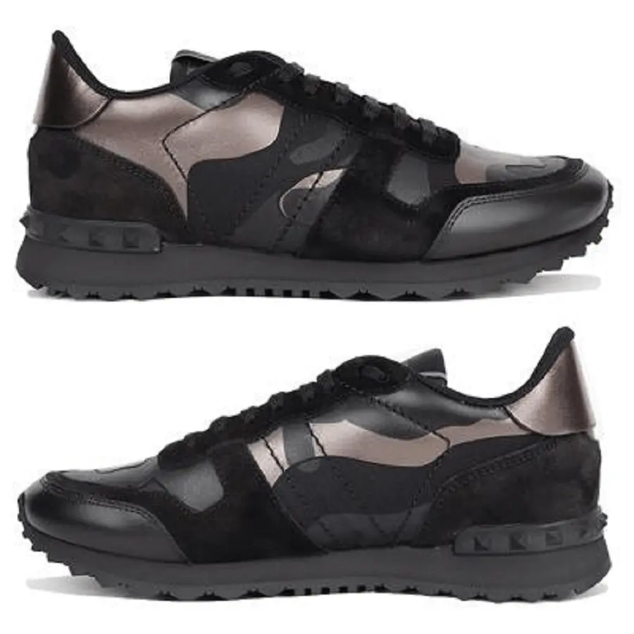 Giày Valentino Rockrunner 'Camouflage Noir Metallic' WY2S0723NTAE43 - Ảnh 3