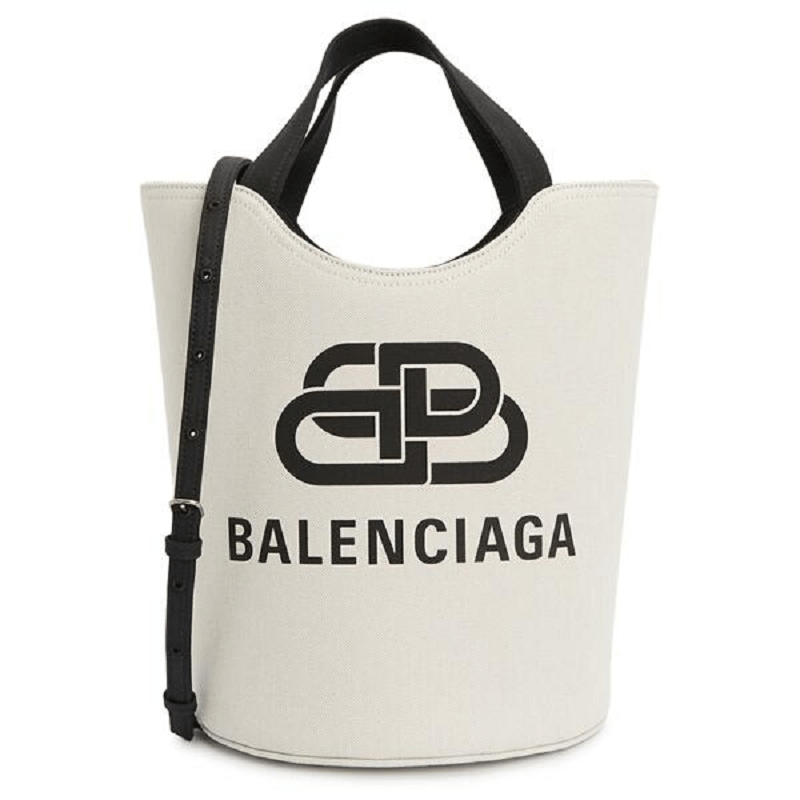 Túi Balenciaga Wave Tote M Natural 'Black' 599332-2HH13-9360