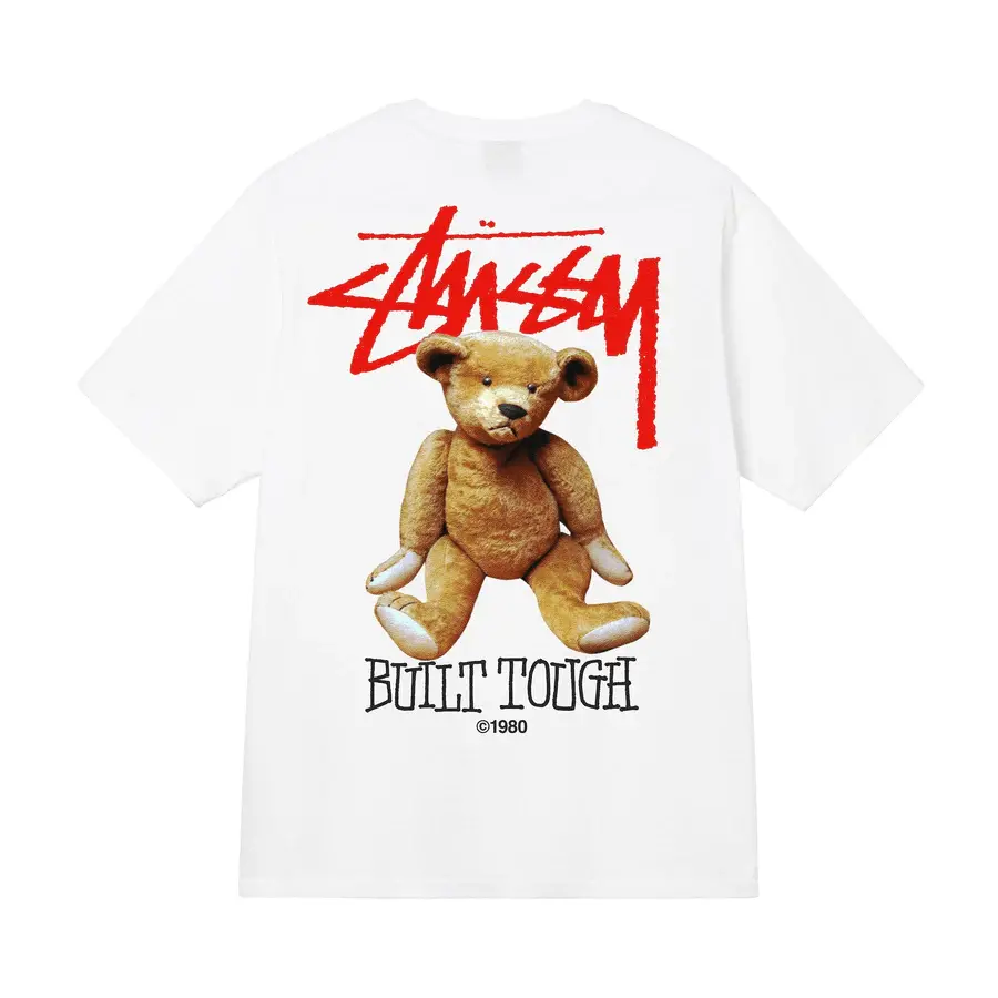Áo Stussy FW22 Built Tough Tee 'White' 1904893-WHIT