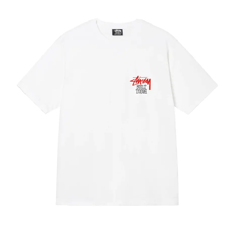Áo Stussy Built Tough T-shirt 'White'